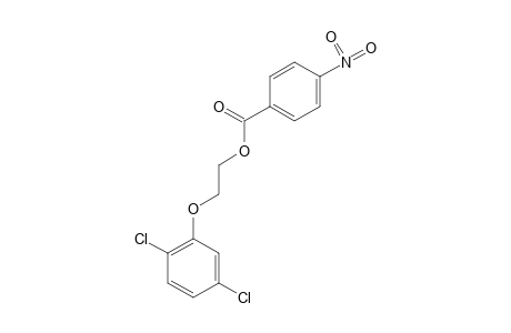 2-(2,5-Dichlorophenoxy)ethanol, p-nitrobenzoate