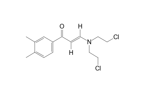 trans-3-[bis(2-chloroethyl)amino]-3',4'-dimethylacrylophenone