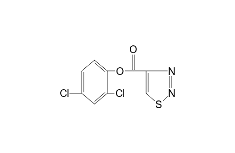 1,2,3-thiadiazole-4-carboxylic acid, 2,4-dichlorophenyl ester