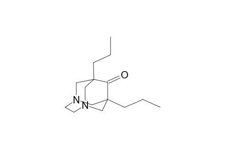 1,5-Diazatricyclo[3.3.2.1(3,7)]undecan-11-one, 3,7-dipropyl-