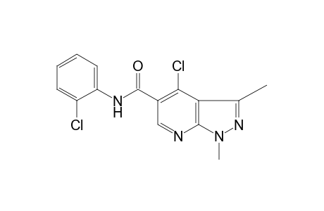 2',4-dichloro-1,3-dimethyl-1H-pyrazolo[3,4-b]pyridine-5-carboxanilide