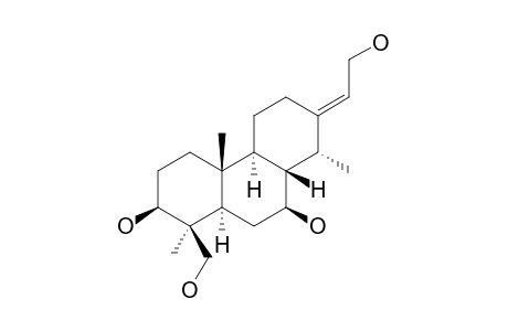 1-Phenanthrenemethanol, dodecahydro-2,9-dihydroxy-7-(2-hydroxyethylidene)-1,4a,8-trimethyl-, [1S-(1.alpha.,2.alpha.,4a.alpha.,4b.beta.,7E,8.beta.,8a.alpha.,9.alpha.,10a.beta.)]-