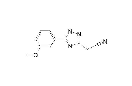 2-[5-(3-Methoxyphenyl)-1H-1,2,4-triazol-3-yl]acetonitrile