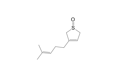 3-(4-Methylpent-3-enyl)-2,5-dihydrothiophene 1-oxide