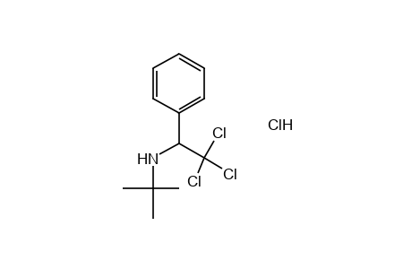 N-(tert-BUTYL)-alpha-(TRICHLOROMETHYL)BENZYLAMINE, HYDROCHLORIDE