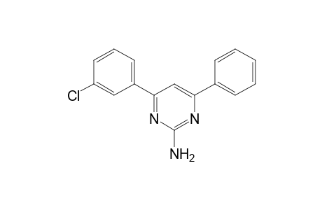 4-(3-Chlorophenyl)-6-phenylpyrimidin-2-amine