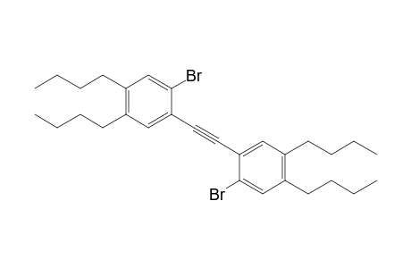 Bis(2-bromo-4,5-dibutylphenyl)acetylene
