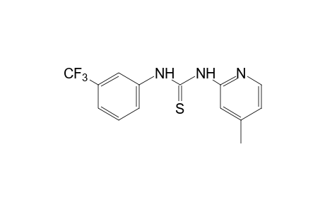 1-(4-METHYL-2-PYRIDYL)-2-THIO-3-(alpha,alpha,alpha-TRIFLUORO-m-TOLYL)UREA