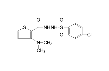 1-[(p-chlorophenyl)sulfonyl]-2-[3-(dimethylamino)-2-thenoyl]hydrazine