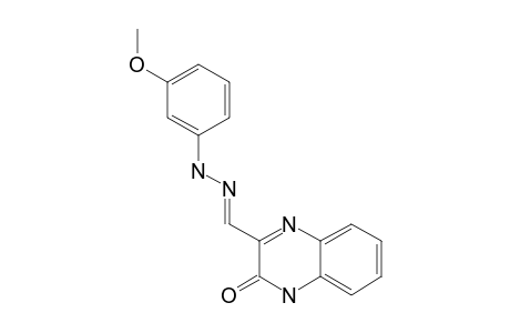 3-(m-METHOXY-HYDRAZONO)-METHYL-2-OXO-1,2-DIHYDRO-QUINOXALINE;HYDRAZONE-IMINE-FORM