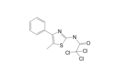 2,2,2-Trichloro-N-(5-methyl-4-phenylthiazol-2-yl)acetamide