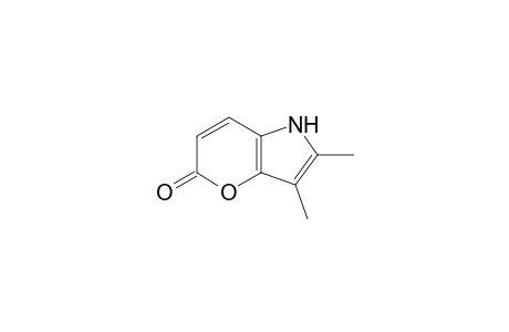 2,3-Dimethylpyrano[3,2-b]pyrrole-5(1H)-one