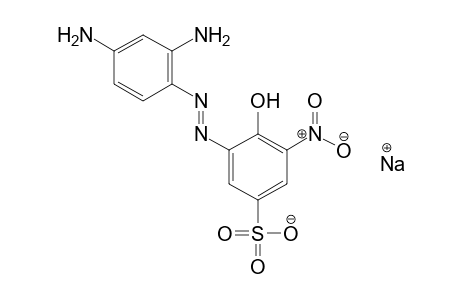 Benzenesulfonic acid, 3-[(2,4-diaminophenyl)azo]-4-hydroxy-5-nitro-, monosodium salt