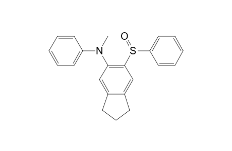 N-Methyl-N-phenyl-6-(phenylsulfinyl)-2,3-dihydro-1H-inden-5-amine