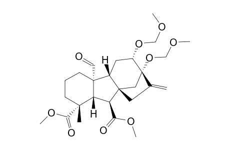 Dimethyl ent-12.alpha.13-di(methoxymethoxy)-20-oxogibberella-16-en-7,19-dioate