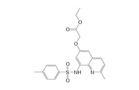 Ethyl[2'-Methyl-8'-(p-tolylsulfonyl)amino]-quinolin-6'-yloxy-acetate