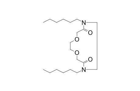 1,4-Dioxa-7,10-diazacyclododecane-6,11-dione, 7,10-dihexyl-