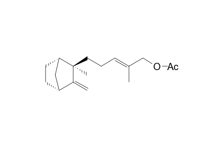 (E)-.beta.-Santalol acetate