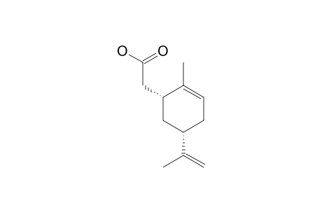 (+)-(1R,5S)-5-isopropenyl-2-methylcyclohex-2-enylacetic acid