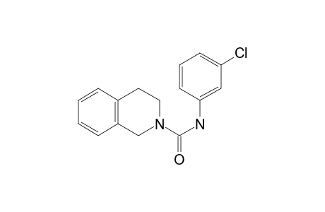 Isoquinoline-2-carboxamide, 1,2,3,4-tetrahydro-N-(3-chlorophenyl)-