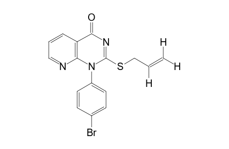 2-(allylthio)-1-(p-bromophenyl)pyrido[2,3-d]pyrimidin-4(1H)-one