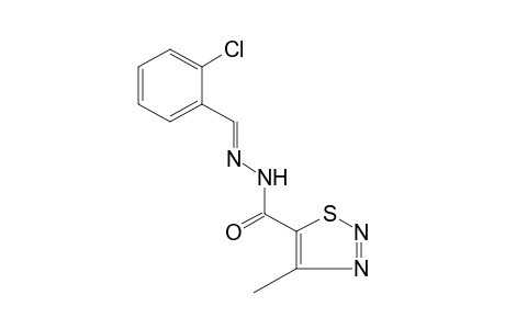 4-methyl-1,2,3-thiadiazole-5-carboxylic acid, (o-chlorobenzylidene)hydrazide