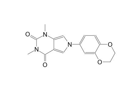 6-(2,3-dihydro-1,4-benzodioxin-6-yl)-1,3-dimethyl-1H-pyrrolo[3,4-d]pyrimidine-2,4(3H,6H)-dione