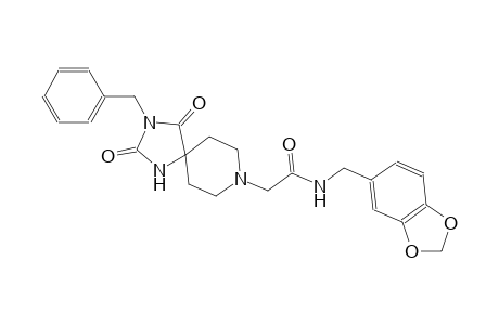 1,3,8-triazaspiro[4.5]decane-8-acetamide, N-(1,3-benzodioxol-5-ylmethyl)-2,4-dioxo-3-(phenylmethyl)-