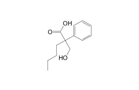 alpha-Butyl-beta-hydroxyhydratropic acid