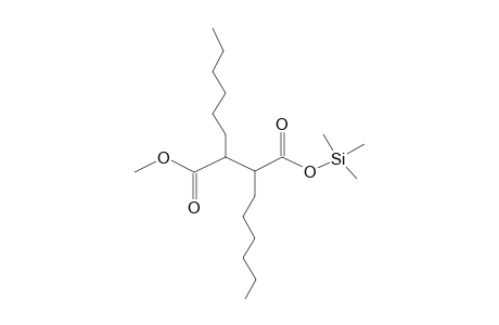 Butanedioic acid, 2,3-dihexyl-, methyl trimethylsilyl ester