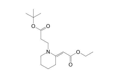 tert-Butyl 3-[(2E)-2-(2-ethoxy-2-oxoethylidene)piperidinyl]propanoate