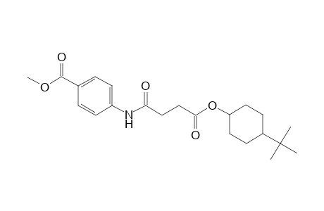 Benzoic acid, 4-[[4-[[4-(1,1-dimethylethyl)cyclohexyl]oxy]-1,4-dioxobutyl]amino]-, methyl ester