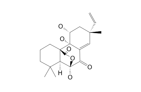 SPHAEROPSIDIN-D;9-ALPHA,11-ALPHA-DIHYDROXY-7-OXOPIMARA-8(14),15-DIEN-20-OIC-ACID-6,20-LACTONE