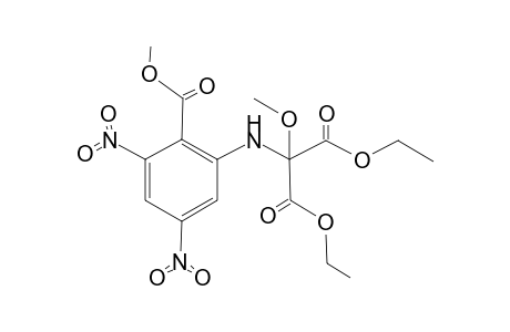 2-([Diethoxycarbonyl][methoxy]-methylamino)-4,6- dinitro-benzoic acid, methyl ester