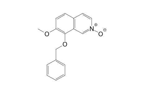 8-(benzyloxy)-7-methoxyisoquinoline, 2-oxide