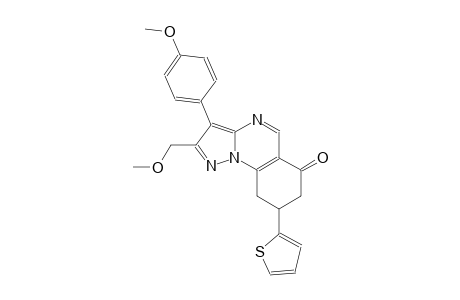 pyrazolo[1,5-a]quinazolin-6(7H)-one, 8,9-dihydro-2-(methoxymethyl)-3-(4-methoxyphenyl)-8-(2-thienyl)-