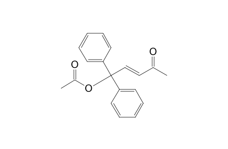 5-Acetoxy-5,5-diphenylpent-3-en-2-one