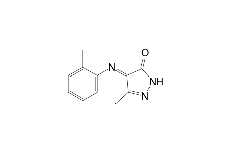 3-Methyl-4-[(2-methylphenyl)imino]-1H-pyrazol-5(4H)-one