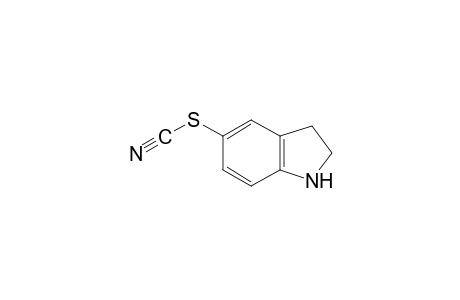 Thiocyanic acid, 5-indolinyl ester