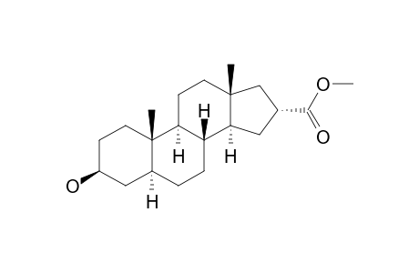 Methyl 3-hydroxy-5.alpha.-androstane-16-carboxylate