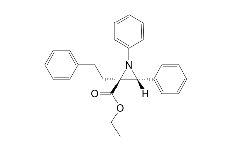 (E)-2-Ethoxycarbonyl-1,3-diphenyl-2-(2-phenylethyl)aziridine