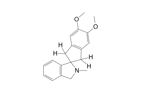 2',3'-dihydro-5,6-dimethoxy-2'-methylspiro[indan-2,1'-1H-isoindol3]