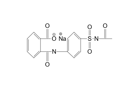 4'-(acetylsulfamoyl)phthalanilic acid, sodium salt