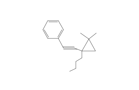 Cyclopropane, 1-butyl-2,2-dimethyl-1-phenylethynyl-