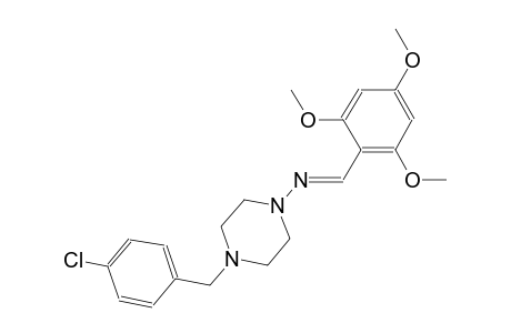 1-piperazinamine, 4-[(4-chlorophenyl)methyl]-N-[(E)-(2,4,6-trimethoxyphenyl)methylidene]-