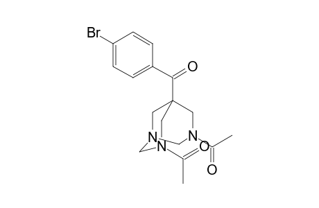 (4-Bromophenyl)(3,7-diacetyl-1,3,7-triazabicyclo[3.3.1]non-5-yl)methanone