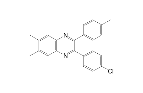 2-(p-chorophenyl)-6,7-dimethyl-3-p-tolylquinoxaline