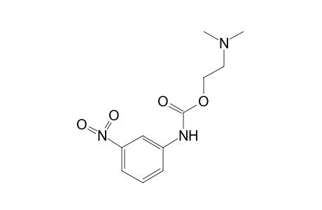 m-nitrocarbanilic acid, 2-(dimethylamino)ethyl ester