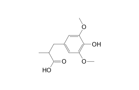 3-(4-Hydroxy-3,5-dimethoxyphenyl)-2-methylpropanoic acid