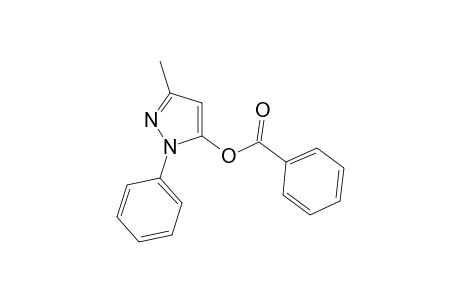 3-Methyl-1-phenyl-1H-pyrazol-5-yl benzoate